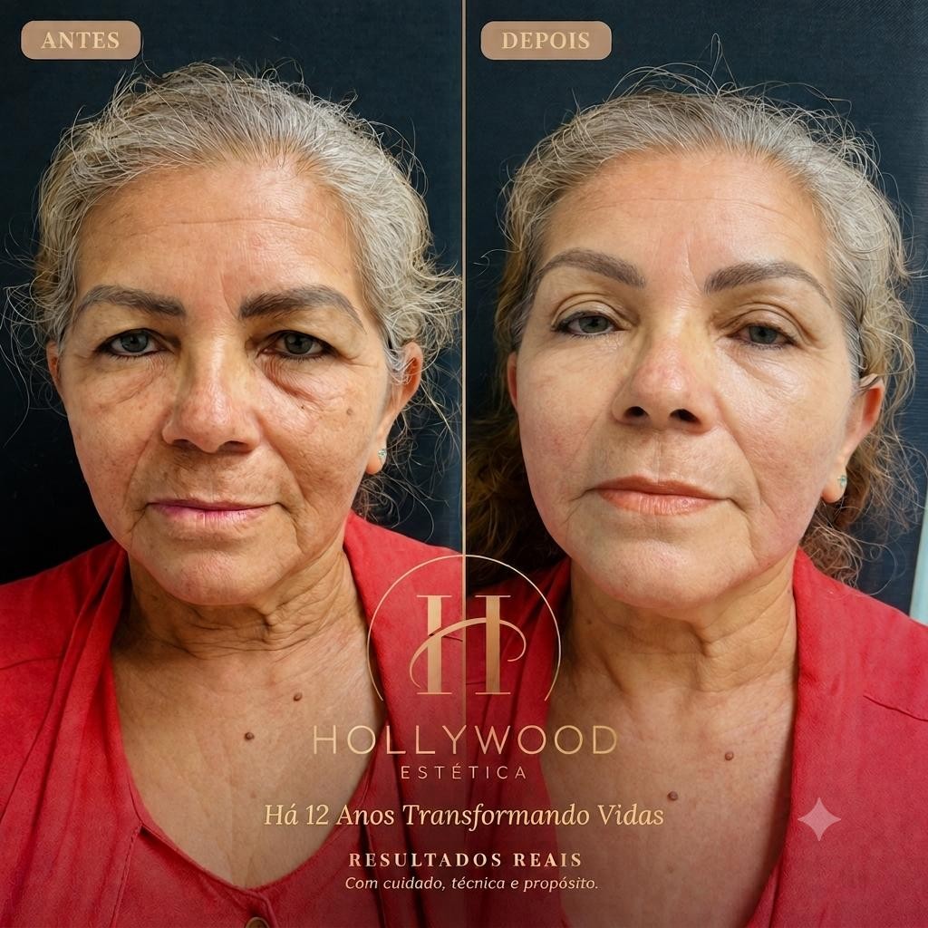 Antes e depois — Estética Hollywood